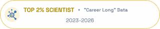 Top 2% Scientist badge, TOPSCINET, 2023-2026